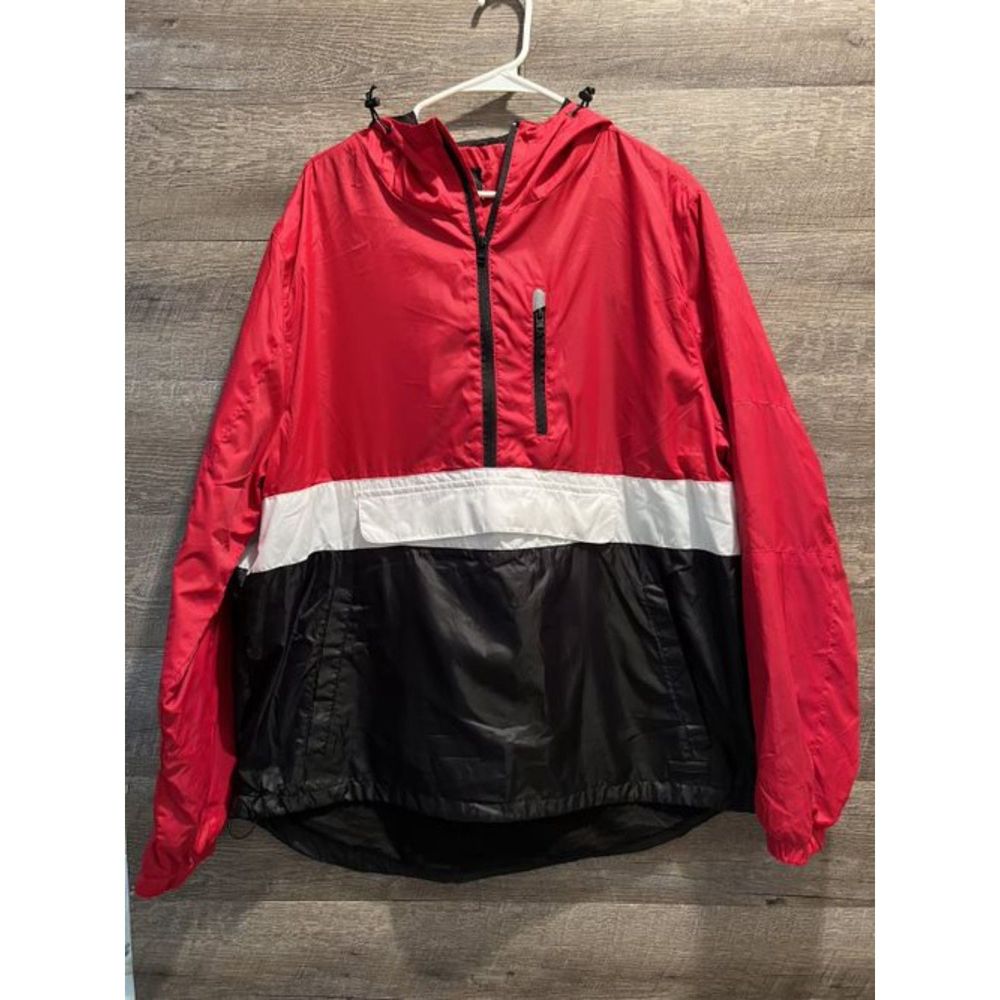 Southpole Mens Athletic Waterproof Hooded Pullover Windbreak Size XLer